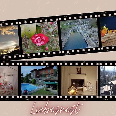 アパート Liebesnest Am Maggiafluss Solduno