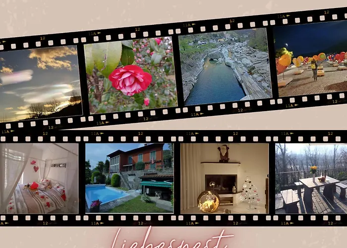 アパート Liebesnest Am Maggiafluss Solduno