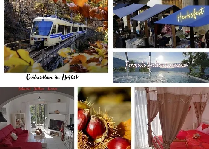 アパート Liebesnest Am Maggiafluss Solduno